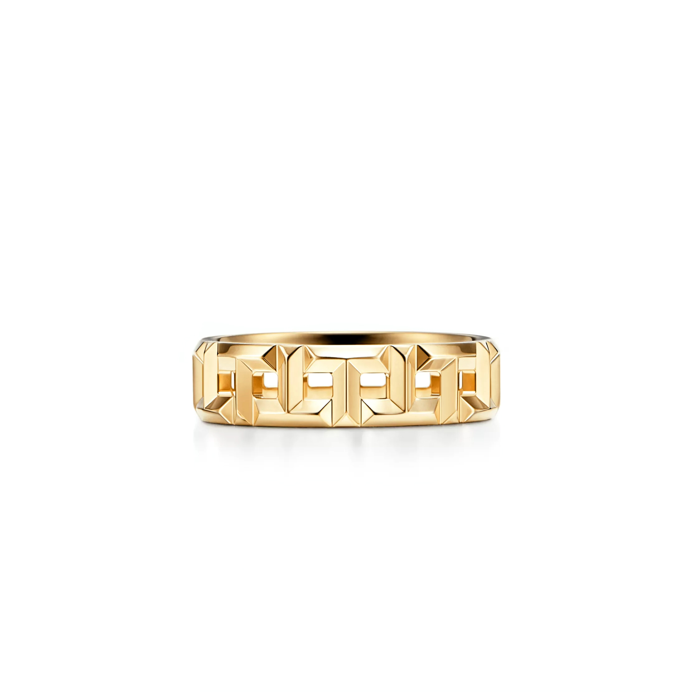 TIFFANY T TRUE WIDE RING IN YELLOW GOLD 62508787